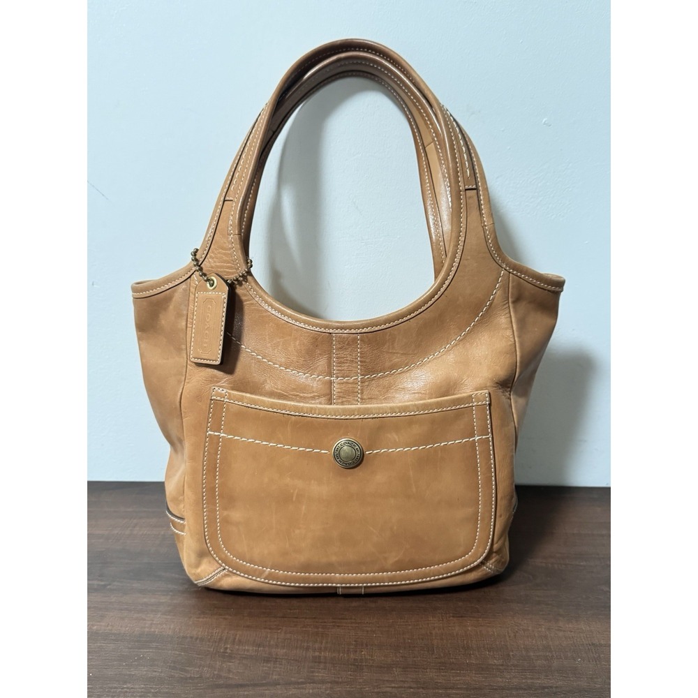 Coach Ergo Y2K Legacy 65th Anniversary Vachetta Tan Leather Shoulder Bag